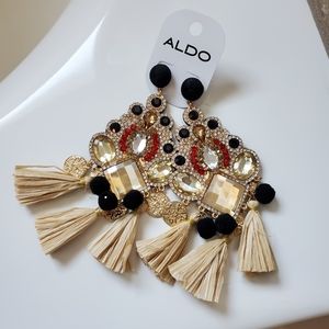 ALDO Tassel and Pom Pom Earrings